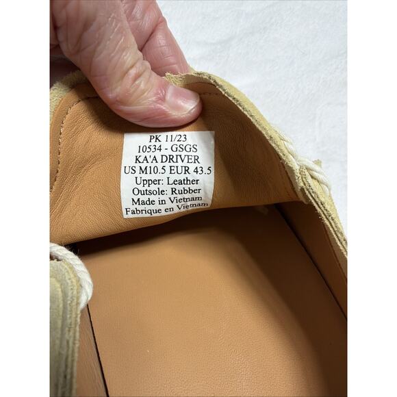 Men’s OluKai Leather KA’A Driver Size 10.5 Brand New With Tags - No Box main image 16